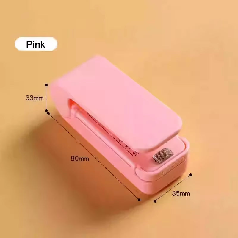 1Pc Kitchen Handheld Snack Sealer, Plastic Bag Sealer for Freshness, Easy-To-Use Kitchen Gadge,Portable Sealer Packaging