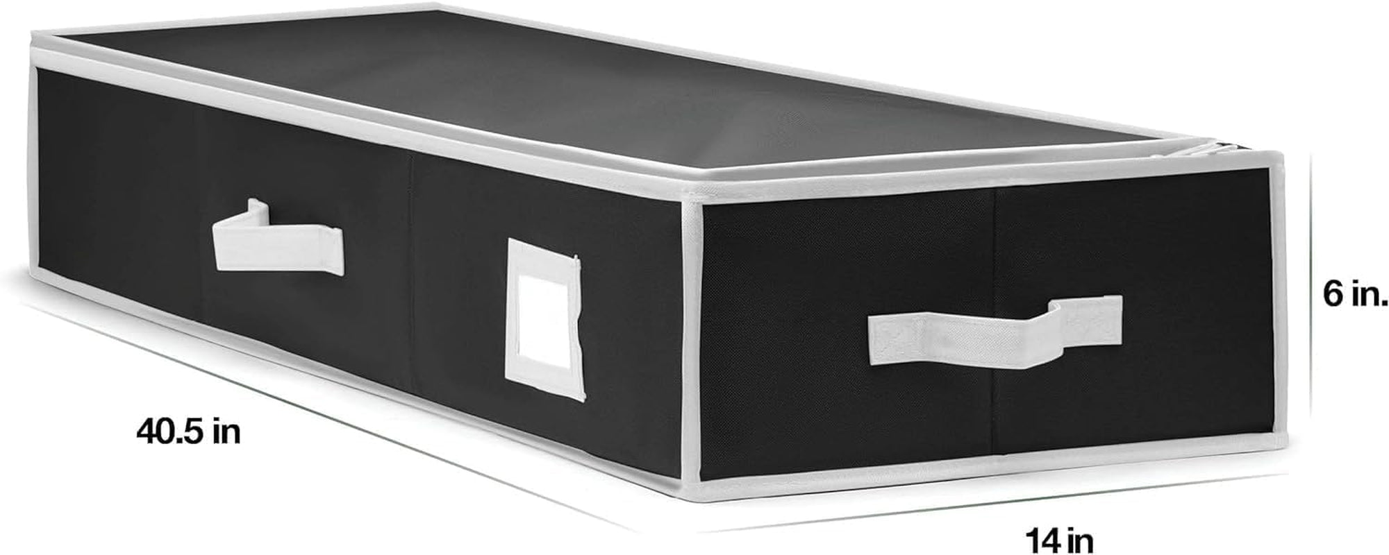 Premium Wrapping Paper Organizer Storage | Gift Wrap Holder with Extra Pockets for Christmas Decorations, Reinforced Handles, Heavy Duty, Ultra-Durable, Tear-Proof Fabric - Fits up to 27 Rolls (Black)