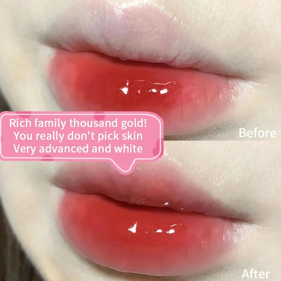 Mirror Lip Gloss Lip Gloss Lip Moisturizing Liquid Lipstick Waterproof Long-Lasting Brightening and Non Fading Lip Gloss