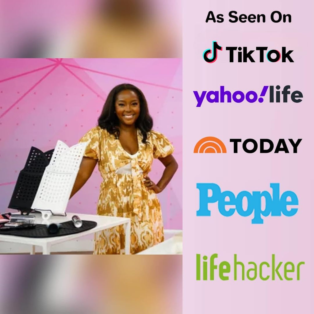 Bathroom Sink Cover for Counter Space & Storage Saver | RV Must Haves | Silicone Foldable Beauty Makeup Brush Cleaning Mat | Hot Tools Organizer | RV Sink Cover | Standard, Pacific Blue