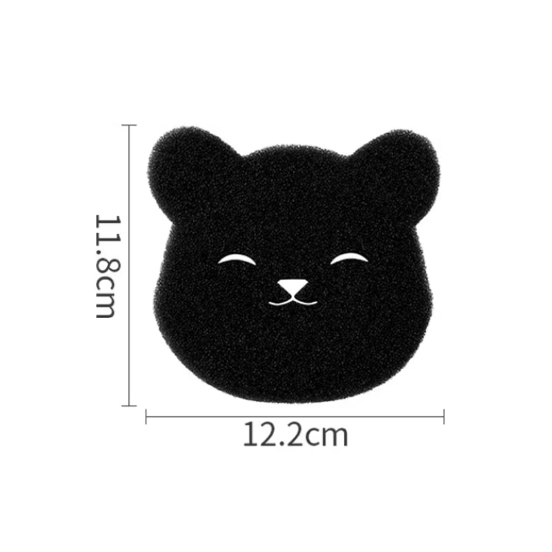 2-6Pcs Pet Hair Remover Bear Shape Laundry Balls Washing Machine Lint Catcher Reusable Clothes Sofa Cat Dog Fur Cleaning Sponge