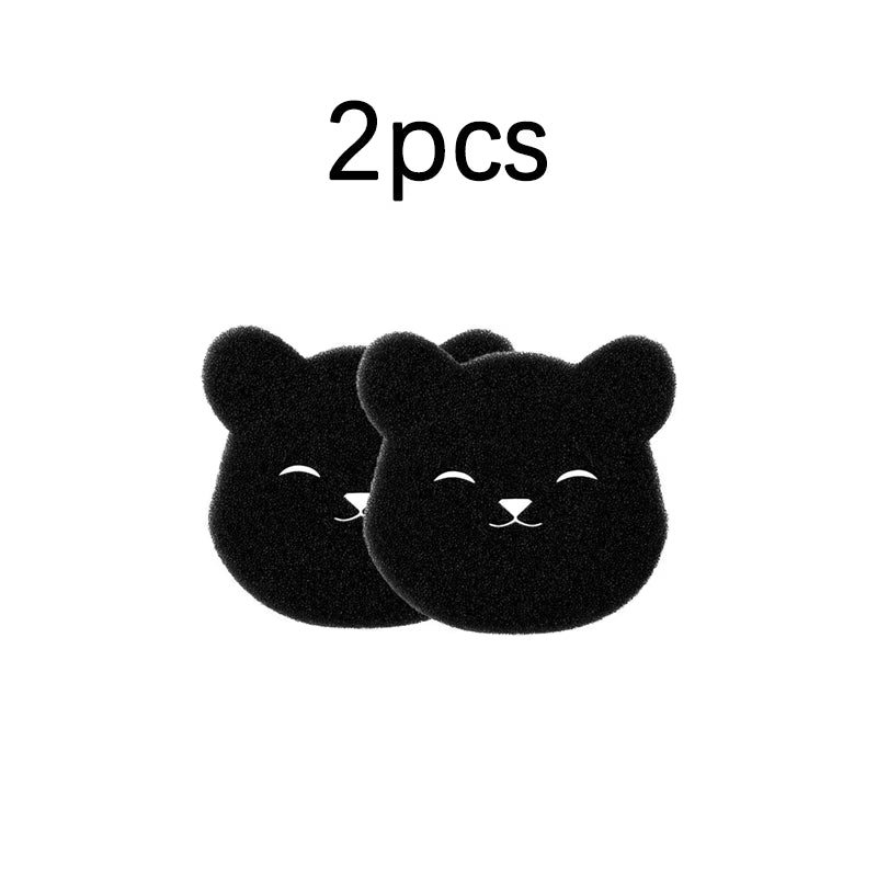 2-6Pcs Pet Hair Remover Bear Shape Laundry Balls Washing Machine Lint Catcher Reusable Clothes Sofa Cat Dog Fur Cleaning Sponge