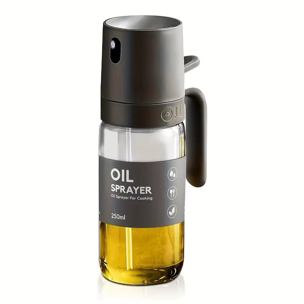 250ML Oil Sprayer,High Borosilicate Glass BPA Free Cooking Oil Mister,Olive Oil Sprayer for Air Fryer, Salad, Bbq,Kitchen Gadget